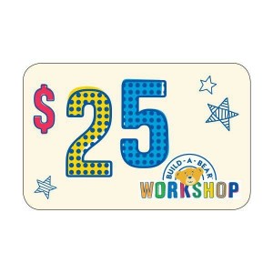 Build A Bear $25 In-Store Use Gift Card Regali di compleanno | JQWID7369