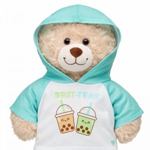 Build A Bear Best Teas Boba Hoodie San Valentino | CZFAD1573