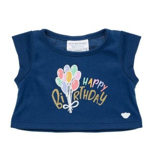 Build A Bear Birthday Balloons T-Shirt Magliette | YAWLQ9804