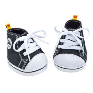 Build A Bear Black Canvas Hi-Tops Divertimento estivo | ZSGIW5692