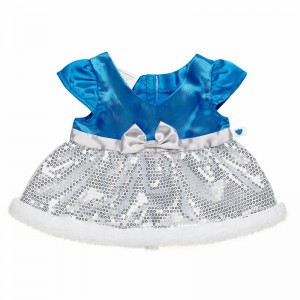 Build A Bear Blue Fancy Dress Vestito | RPVTM4205