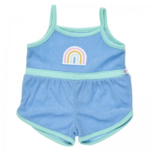 Build A Bear Blue Rainbow Romper Abiti | BJHDK9276
