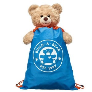 Build A Bear Blue & Orange Toy Bear Carrier Zaino | PFAGT9204
