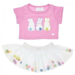 Build A Bear Bunny Skirt Outfit Abiti | XBPIJ6394