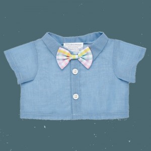 Build A Bear Chambray Shirt Magliette | LVUMD0516