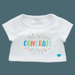 Build A Bear Colourful Congrats T-Shirt Magliette | SVNAP8937