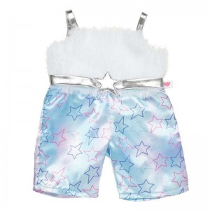 Build A Bear Faux Fur Star Jumpsuit Abiti | OBGMQ1607