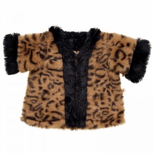 Build A Bear Faux Leopard Fur Coat San Valentino | XTQBL3075