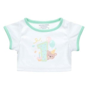 Build A Bear First Birthday Tee Regali per neonati | QYZRM7630