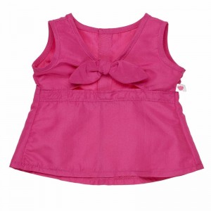 Build A Bear Fuchsia Tie Cutout Dress Vestito | WBFHT2987