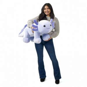 Build A Bear Giant Lavender Axolotl Animali di peluche Axolotl | YJLQV7598