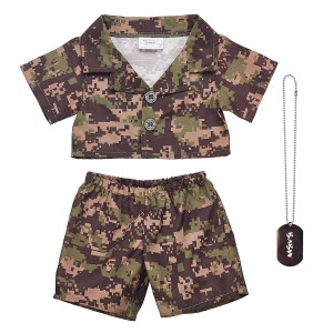Build A Bear Green Camo Uniform Abiti | FRMAU6375