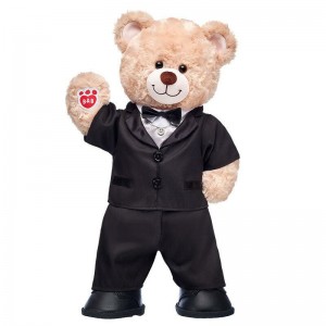 Build A Bear Happy Hugs Teddy Bear Black Tuxedo Gift Set Regali di nozze | ZDYVG9214