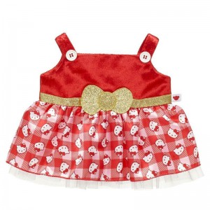 Build A Bear Hello Kitty® Christmas Dress Vestito | VURPD7156