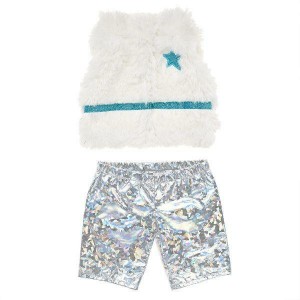 Build A Bear Honey Girls Fur Vest and Legging Set Abiti | GVHRP7049