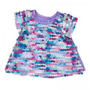 Build A Bear Honey Girls Sequin Dress Vestito | WXLIM9705