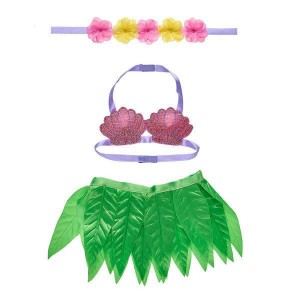 Build A Bear Hula Skirt Set 3 pc. Divertimento estivo | MDWHT3204