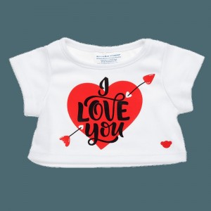 Build A Bear I Love You T-Shirt San Valentino | RFCKD4091