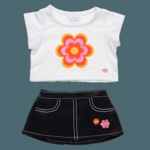 Build A Bear Jade Purple Brown Skirt Set Abiti | MZJWD4083
