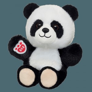 Build A Bear Mini Beans Fluffy Hugs Panda Animali dello zoo | RQALE5738