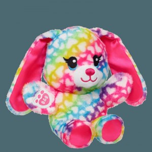Build A Bear Mini Beans Rainbow Bunny Compagni | NFCQR9508