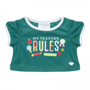 Build A Bear My Teacher Rules T-Shirt Magliette | LOJTR0931