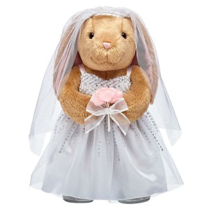 Build A Bear Pawlette™ Bunny Plush Bride Gift Set Regali di nozze | IFSXH8394