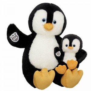 Build A Bear Penguin Chick Animali di peluche Mini Beans Gift Set Pinguini | NJEIC0125