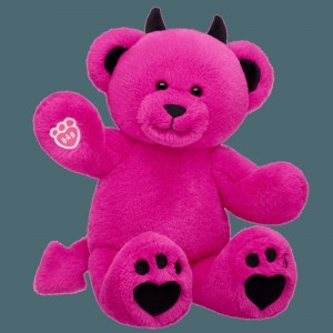 Build A Bear Pink Bear Devil San Valentino | QKNSC0897