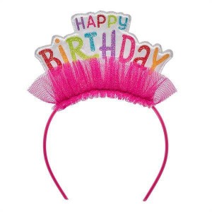 Build A Bear Pink Birthday Headband Regali di compleanno | NKDGF5027