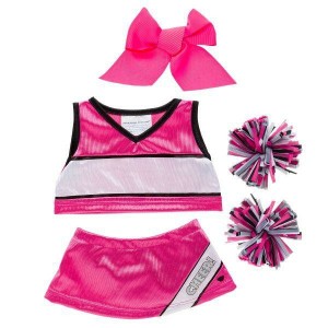 Build A Bear Pink Cheerleading Uniform Abiti | OLBIG7589