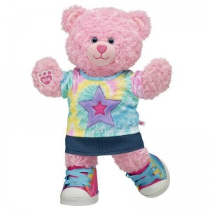 Build A Bear Pink Cuddles Teddy Bear Rainbow Gift Set Regali di compleanno | IJKXZ6123