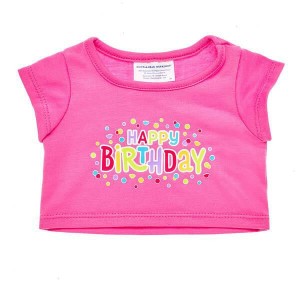 Build A Bear Pink Happy Birthday Tee Regali di compleanno | TKEQL0514