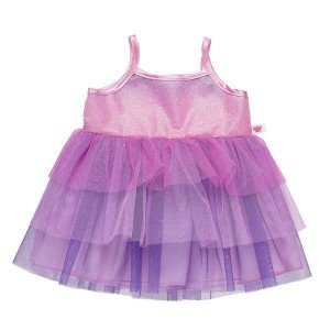 Build A Bear Pink and Purple Fancy Dress Vestito | DWGFK7594