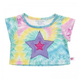 Build A Bear Rainbow Star T-Shirt Magliette | EPYRW1059