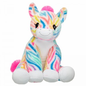 Build A Bear Rainbow Stripes Zebra Animali di peluche Rainbow Friends | APMIU4925