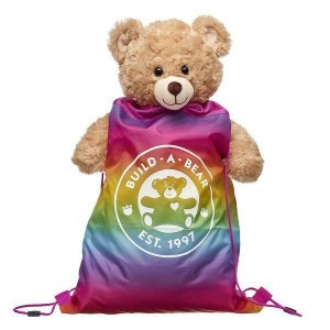 Build A Bear Rainbow Toy Bear Carrier Borsa Riutilizzabile | GLWAS6817