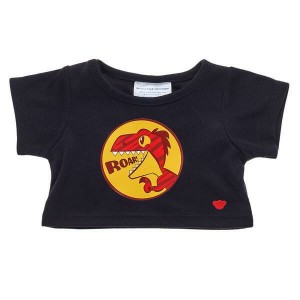 Build A Bear Red Raptor T-Shirt Magliette | WJSEV3942