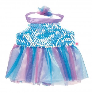 Build A Bear Sequin Halter Dress Abiti | MDVHR5806