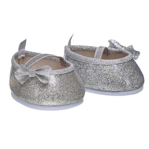 Build A Bear Silver Sparkle Bow Flats Regali di nozze | IFNUY2548
