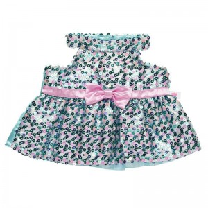 Build A Bear Turquoise Sequin Dress Vestito | ZKPOB8194
