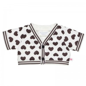 Build A Bear Varsity Hearts Cardigan San Valentino | KYTOX7316