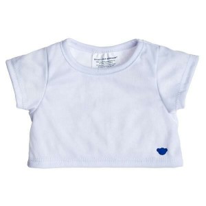 Build A Bear White T-Shirt Magliette | VRAUK1649